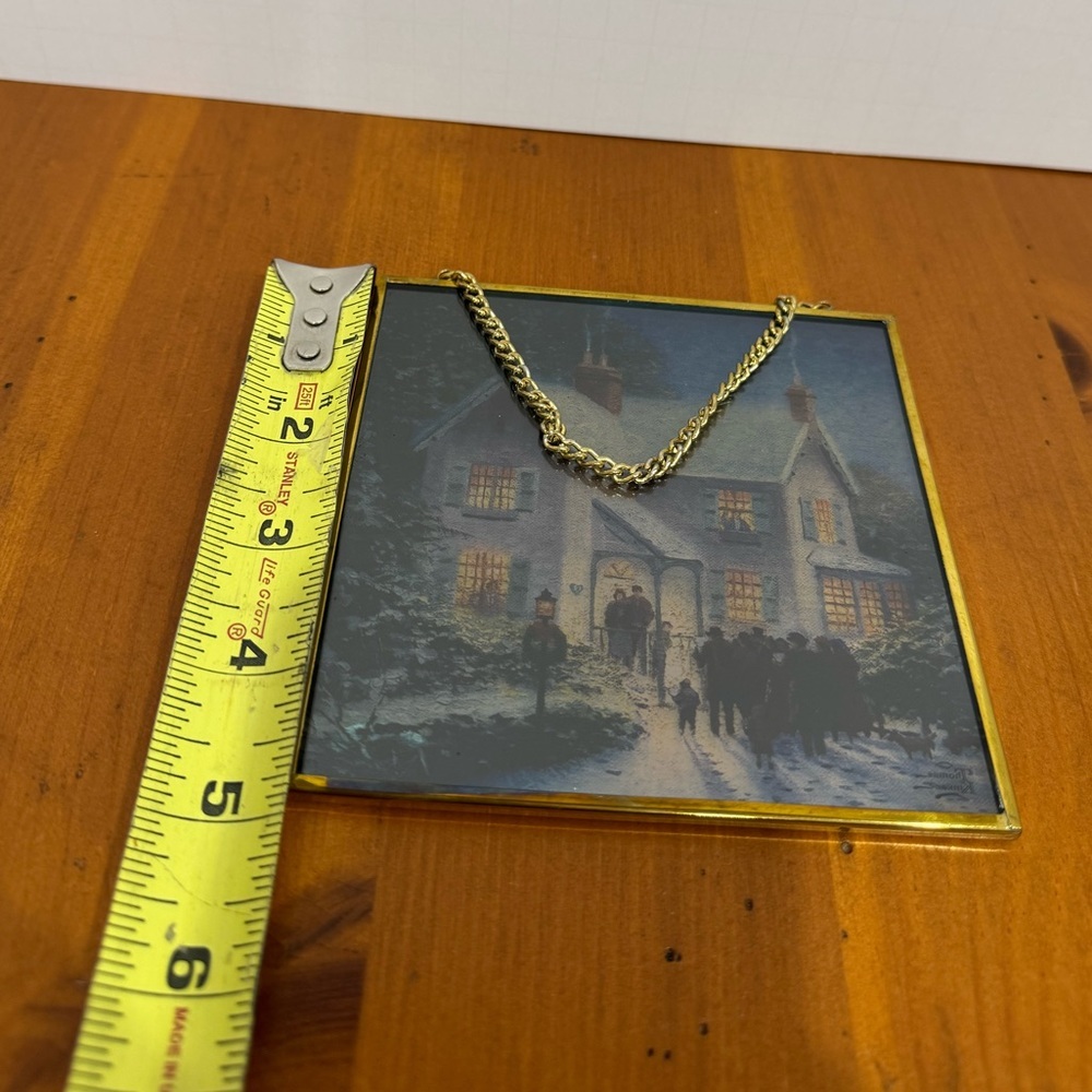 Thomas Kinkade Avon glass print window art decor - Picture 4 of 8
